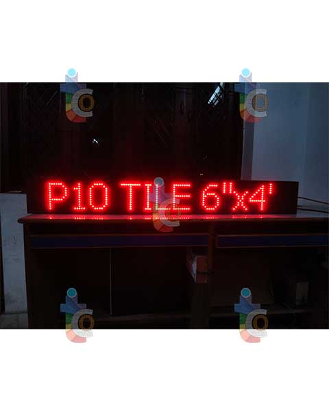 China P10 Tile single color display board